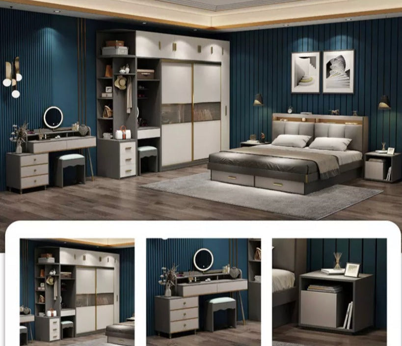 Bedroom Furniture Sets King Size Bed Bedroom Modern Design Bett Schlafzimmermöbel Set 