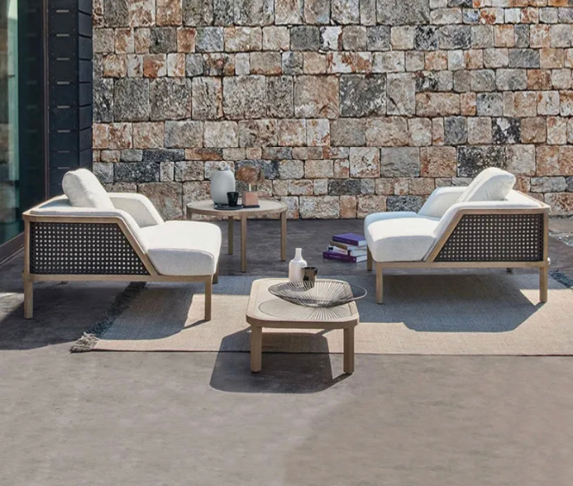 Outdoor Furniture Rattan Courtyard Leisure Design Balcony Garden Furniture Combination