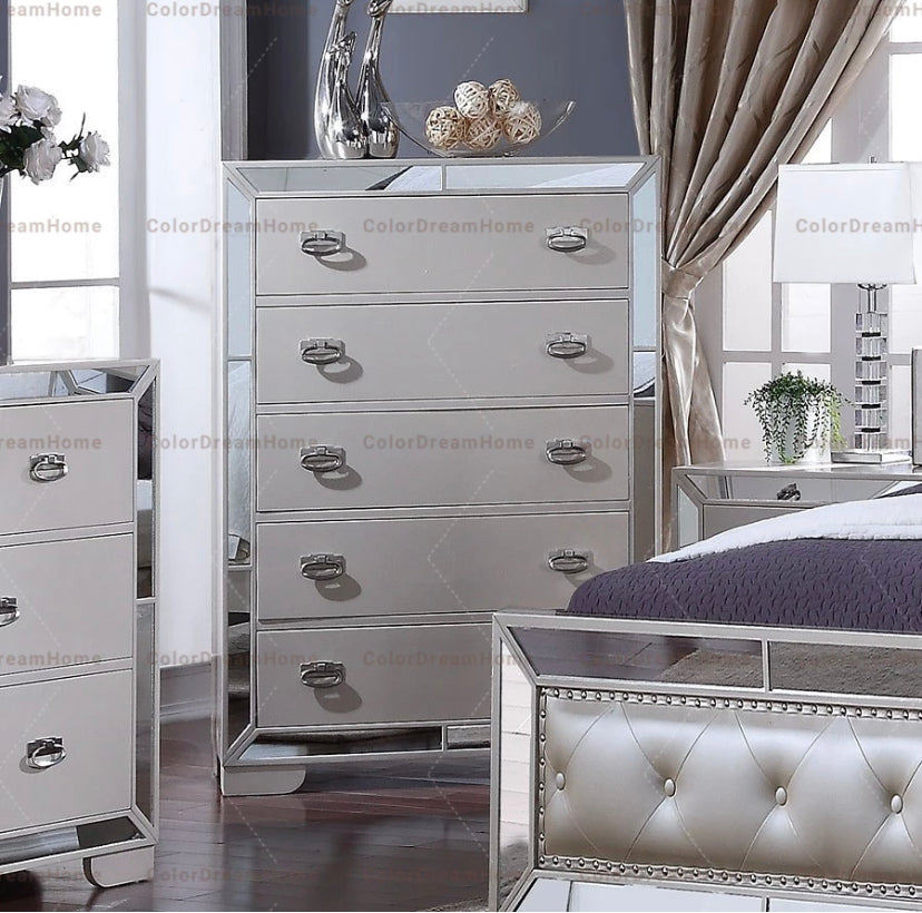 Bedroom Furniture Set Leather Headboard Bett Luxury King Size Bed