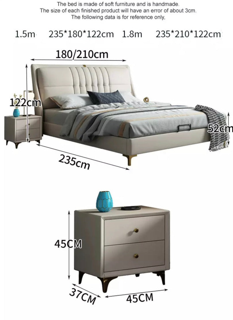 Beds Sets Bedroom Leather Bed Suite Furniture Upholstered Bed Schlafzimmer Bett Set