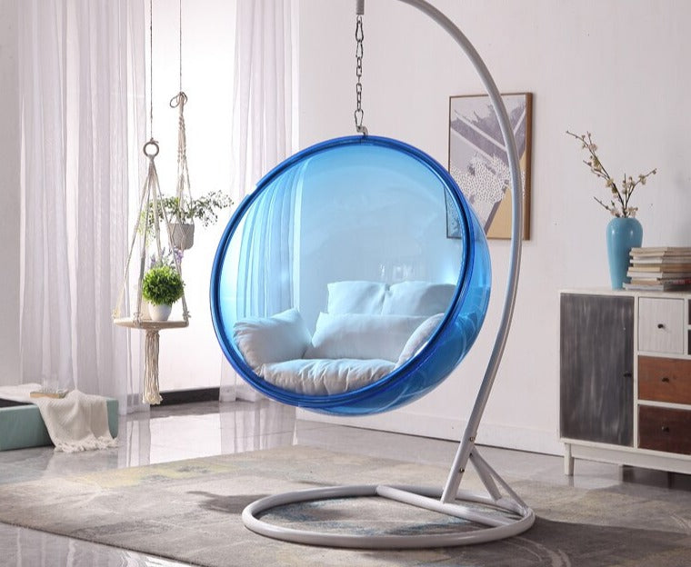 Ghost Chairs Bubble Transparent Glider Cradle Stühle Hanging Basket Swing Rocking Hängesessel Chair