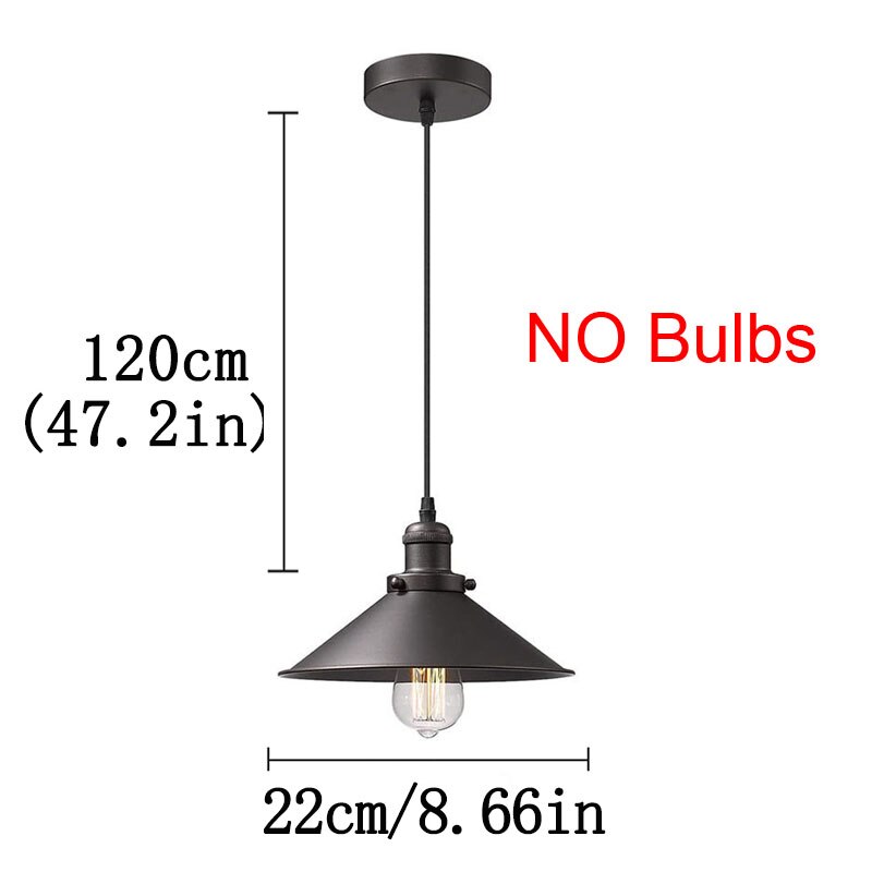 Pendant Light Vintage Loft Retro Lighting Hanging E27 Base Edison Pendant Lights