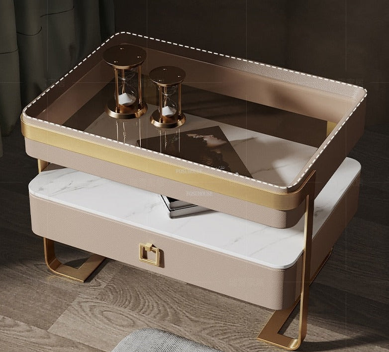 Bedside Cabinet Bedroom Nachttisch Luxury Italian Home Creative Bedside Nightstands