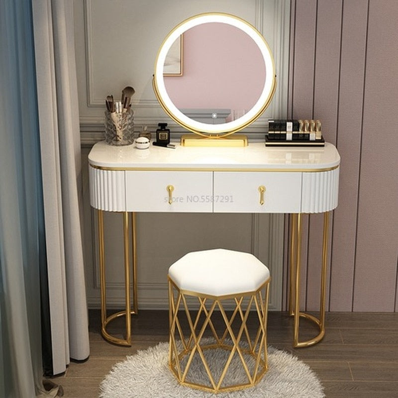 Bedroom Vanities Minimalist Schminktisch Set Bedroom Furniture Dressing Table Set