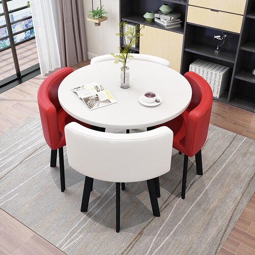 Dining Table Sets Kitchen & Dining Furniture Sets Simple Leisure Round Esstisch Sets