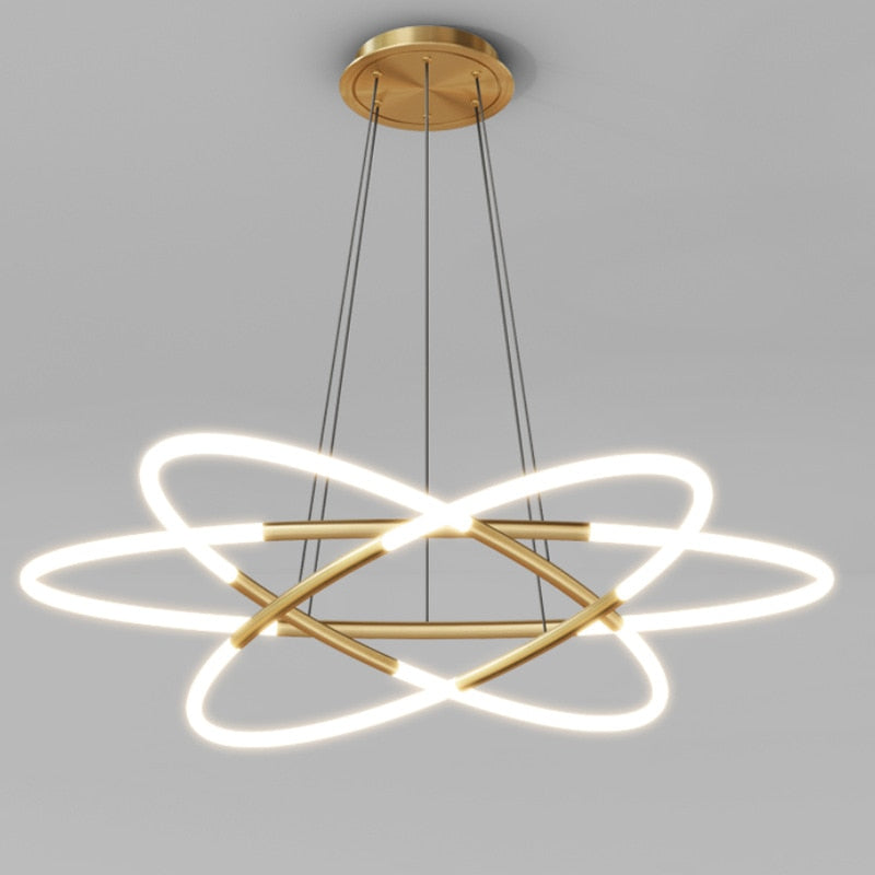 Pendant Light LED Nordic Modern Ring Hallway Interior Hanging AC90-260v Pendant Lights