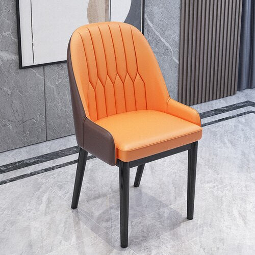 Round Chair Simple and Light Nordic Dining Chair Home Armchair Stool Desk Furniture