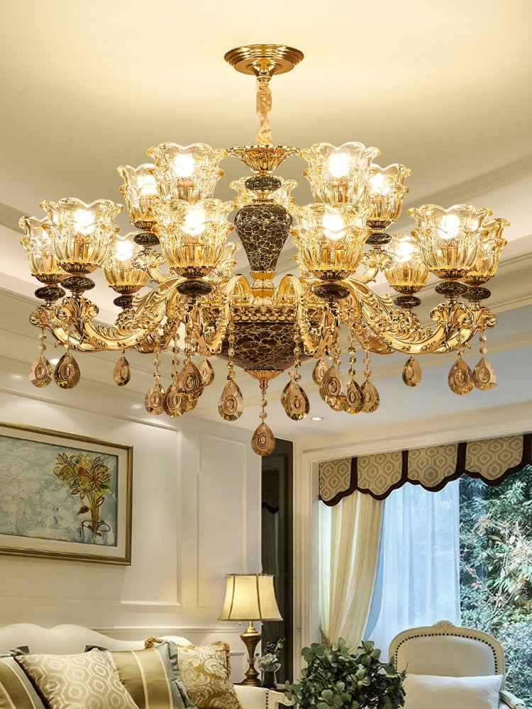 Chandelier Minimalist Ceramic Crystal Lamps Chandeliers