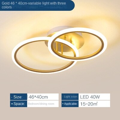 Ceiling Light Modern Led Gold Ring Interior Ceiling Lights