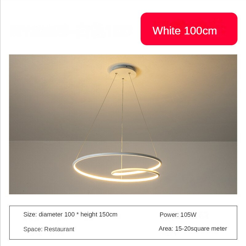 Pendant Light Modern Led  Ring Hanging Pendant Lights