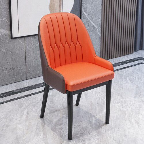 Round Chair Simple and Light Nordic Dining Chair Home Armchair Stool Desk Furniture