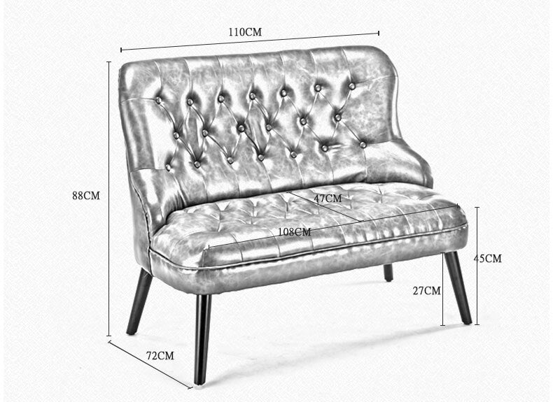 Chesterfield Chairs Single Double Chesterfield Sofa Leather Sessel Living Room Sofasessel Luxury Couch