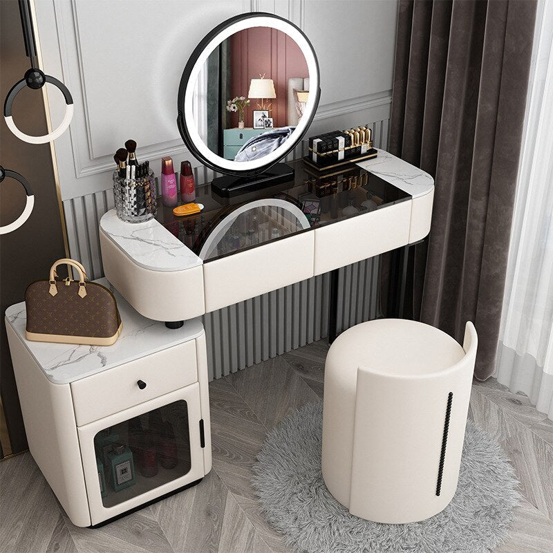 Bedroom Vanities Luxury Modern Schminktisch Set Solid Wood Dressing Table Set