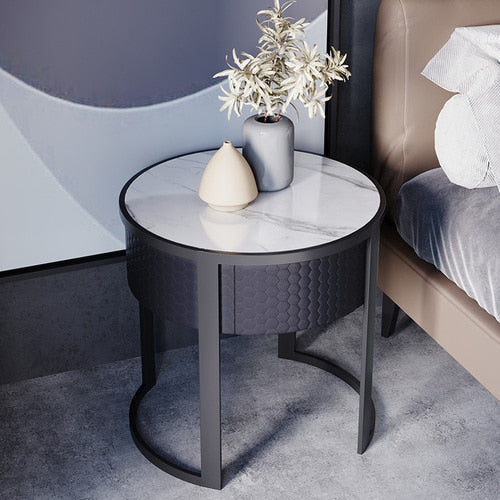 Bedside Cabinet Bedroom Bedside Nachttisch Modern Round Nightstands