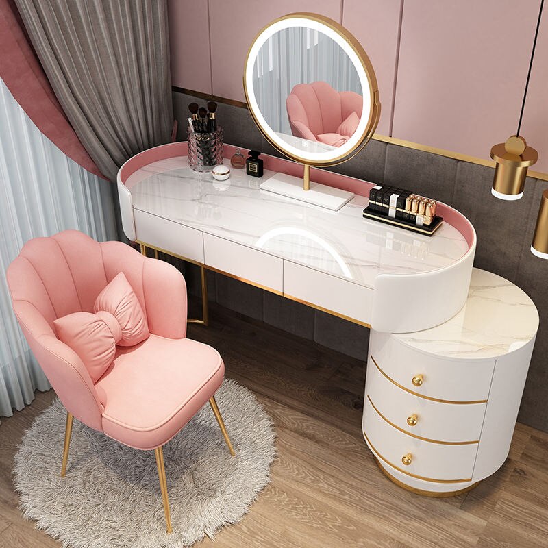 Dressing Table Sets Nordic Luxury Schminktisch Set Bedroom Vanities Storage Cabinets