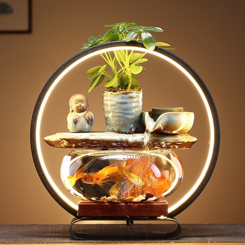 Incense Burner Holder Smoke Waterfall Scentsy Stand Fish Tank Home Fragrance Ornaments