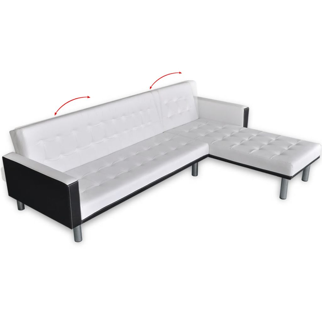 Sofa Bed Synthetic Leather Modern Nordic Minimalist Retro Living Room Furniture