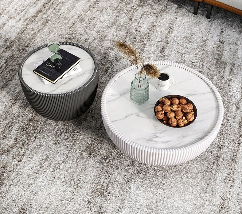 Coffee Tables Home Round Creative Designer Couchtisch Set Side Tables Set 