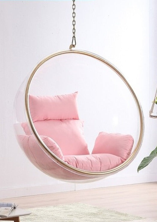 Ghost Chairs Bubble Transparent Glider Cradle Stühle Hanging Basket Swing Rocking Hängesessel Chair