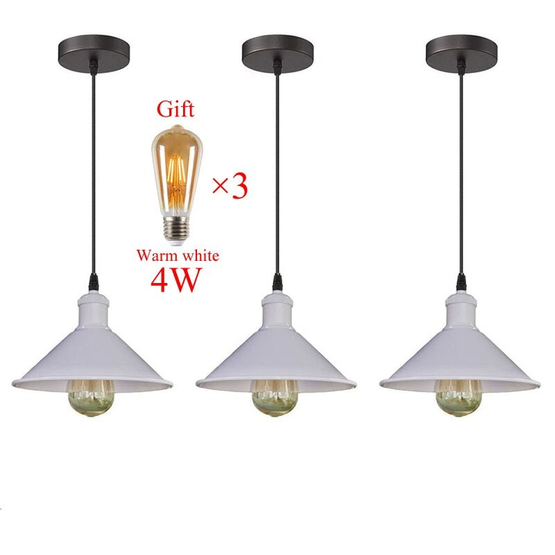 Pendant Light Vintage Loft Retro Lighting Hanging E27 Base Edison Pendant Lights