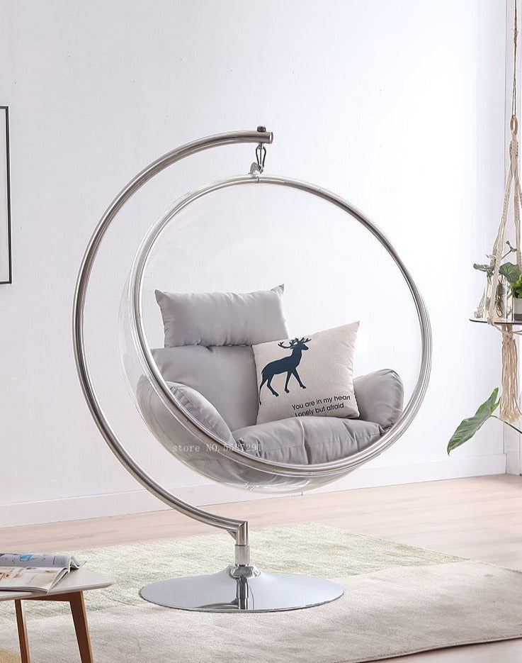 Ghost Chairs Bubble Transparent Glider Cradle Stühle Hanging Basket Swing Rocking Hängesessel Chair