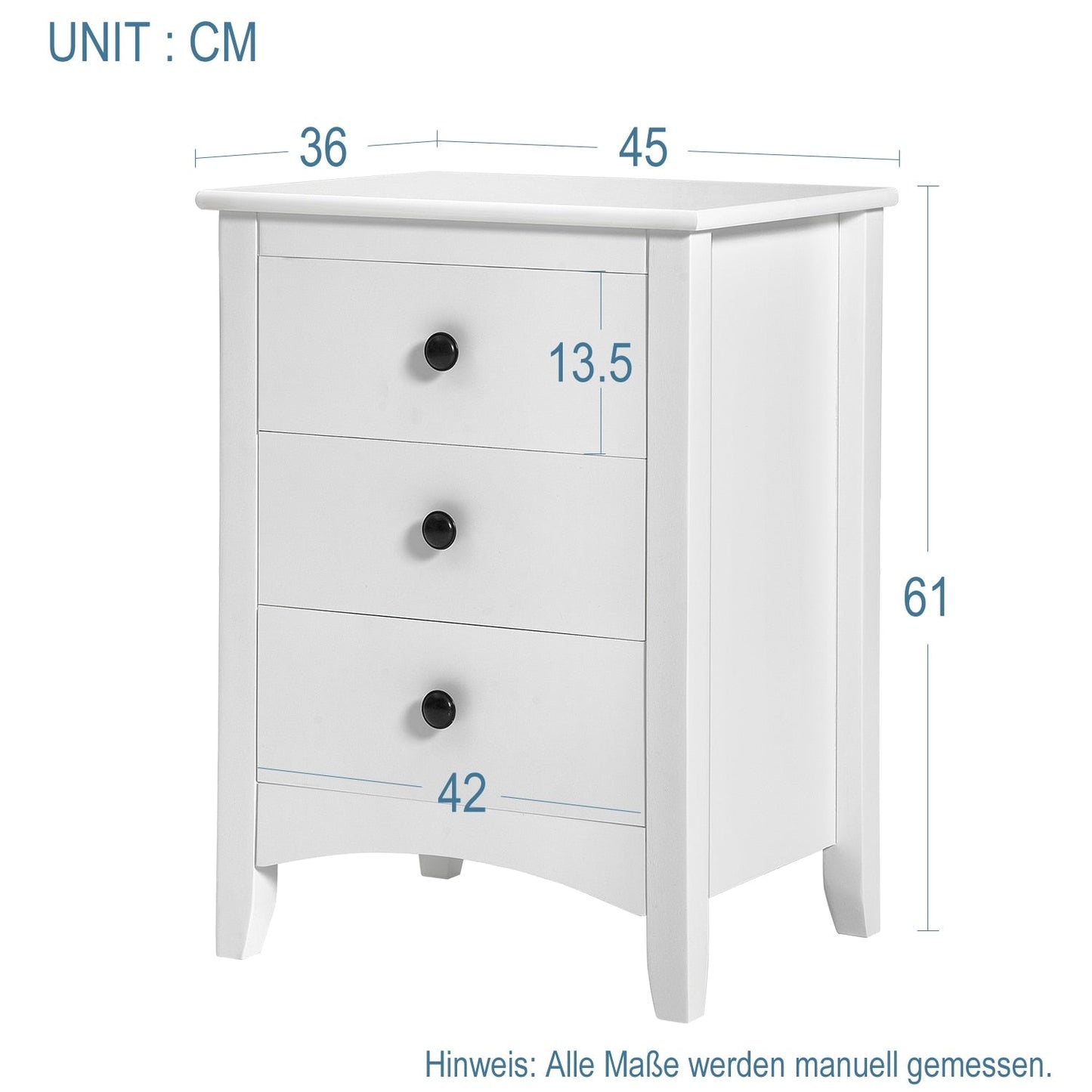 Bedside Cabinet 2pcs Nightstands Bedroom Bedside Nachttisch