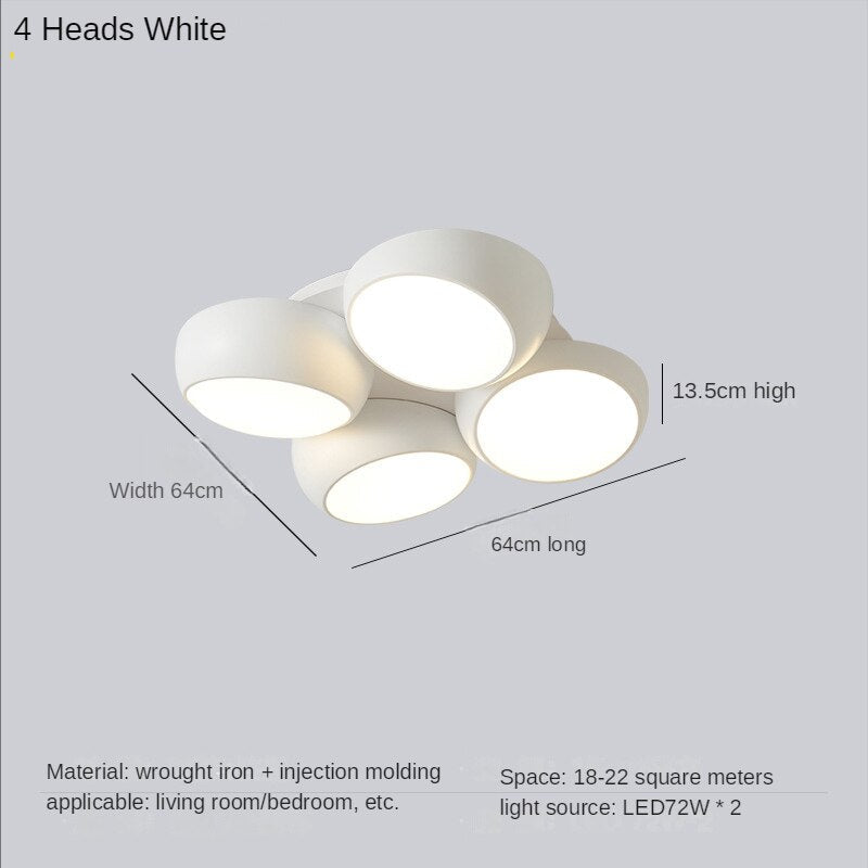 Ceiling Light Fixture Nordic White Led Modern Interior Ceiling Lights