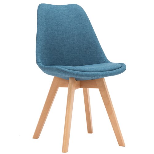 Round Chair Home Modern Simple Casual Plastic Solid Wood Round Chairs