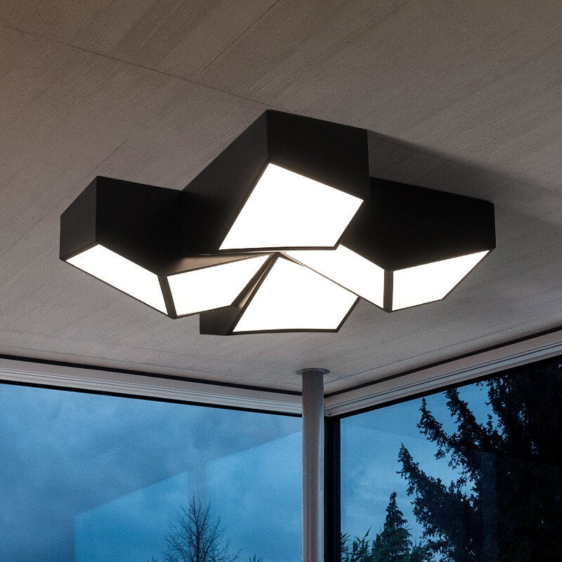 Ceiling Light Modern Geometric Fixture Nordic Indoor Ceiling Lights