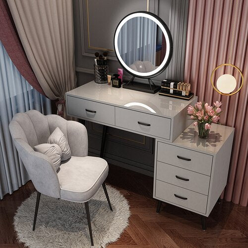 Bedroom Vanities Small Modern Schminktisch Set Bedroom Minimalist Furniture Dressing Table Set