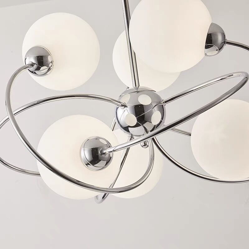 Pendant Light Retro Led Glass Ball Hanging Interior Pendant Lights