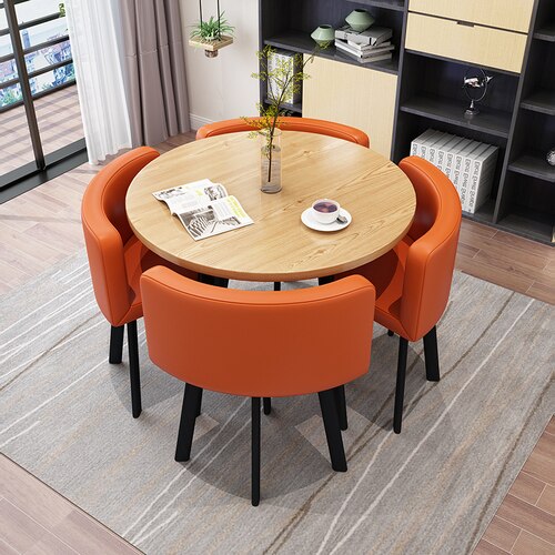 Dining Table Sets Kitchen & Dining Furniture Sets Simple Leisure Round Esstisch Sets