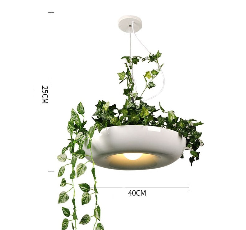 Pendant Light Nordic Plant DIY Led Lights Flower Pot Hanging Pendant Lights