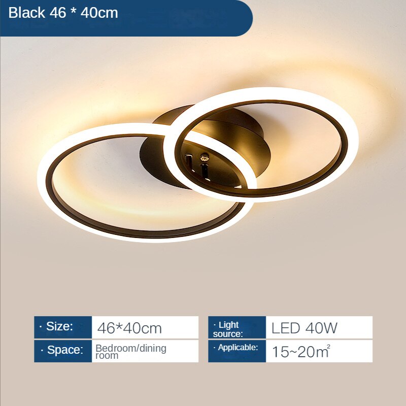 Ceiling Light Modern Led Gold Ring Interior Ceiling Lights