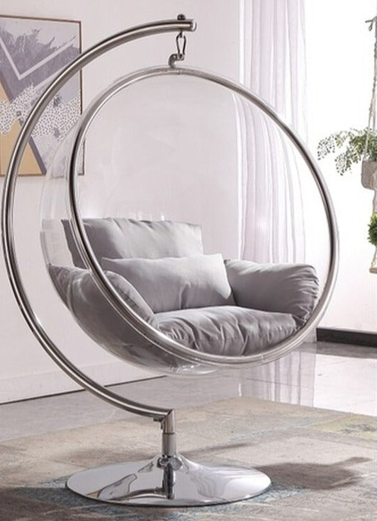 Ghost Chairs Bubble Transparent Glider Cradle Stühle Hanging Basket Swing Rocking Hängesessel Chair