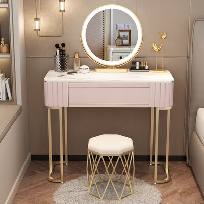 Bedroom Vanities Nordic Small Schminktisch Set Solid Wood Dressing Table Set