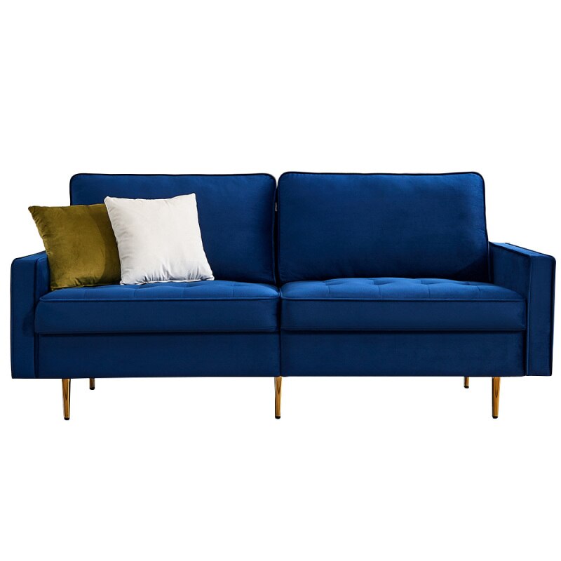 Sofa Modern 2 Seat Velvet Fabric Sofa Living Room Sofas