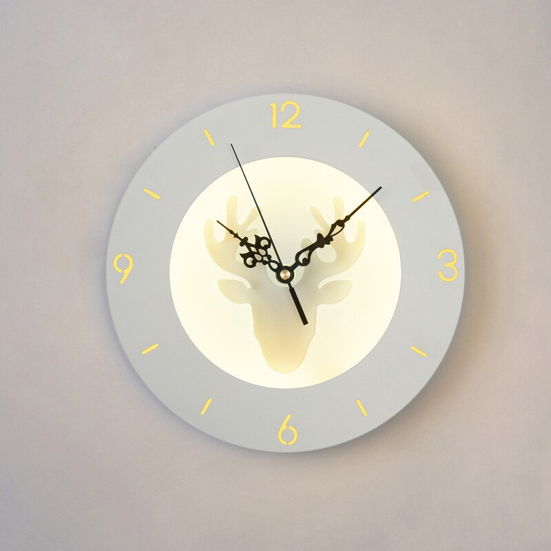 Wall Lamp LED Creative Clock Lighting Interior Wall Lights