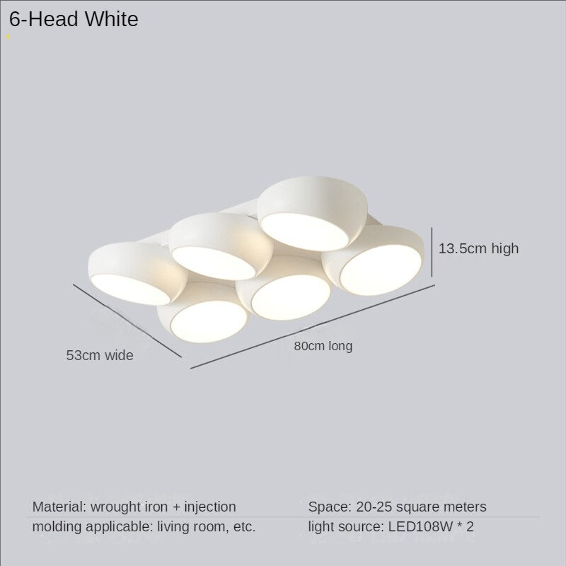 Ceiling Light Fixture Nordic White Led Modern Interior Ceiling Lights