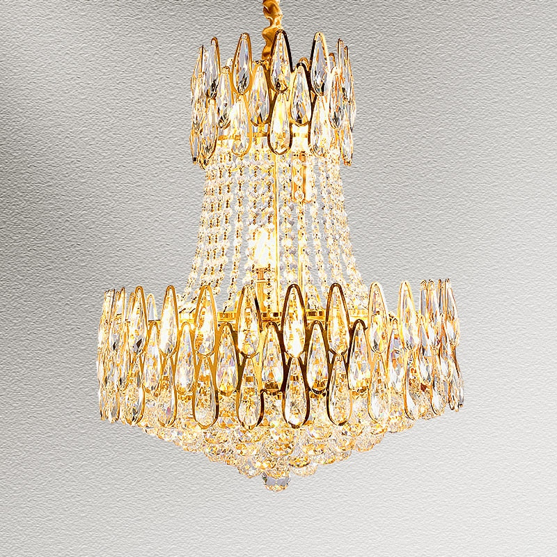 Chandelier Lighting Crystal Led Lustre Living Room Hanging Lights Chandeliers 