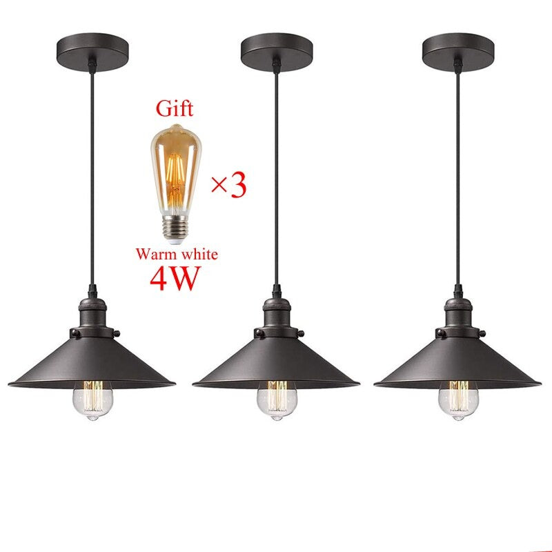 Pendant Light Vintage Loft Retro Lighting Hanging E27 Base Edison Pendant Lights