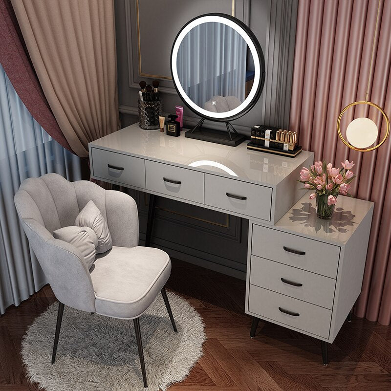 Bedroom Vanities Small Modern Schminktisch Set Bedroom Minimalist Furniture Dressing Table Set