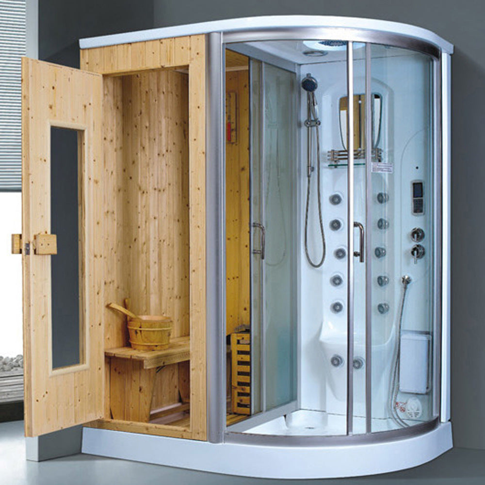 Bathroom Shower Cabin Wet Steam Duschkabinen Enclosure Comp. Control Sauna Cabins