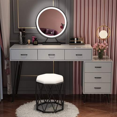 Bedroom Vanities Small Modern Schminktisch Set Bedroom Minimalist Furniture Dressing Table Set