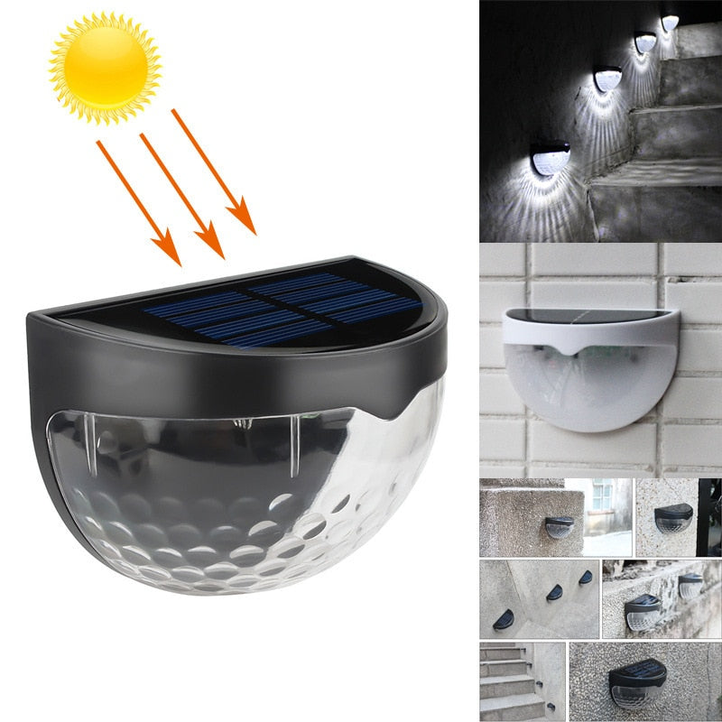 Wall Lamps Solar Light Outdoor Light Control Induction Solar Fence Wall Lights