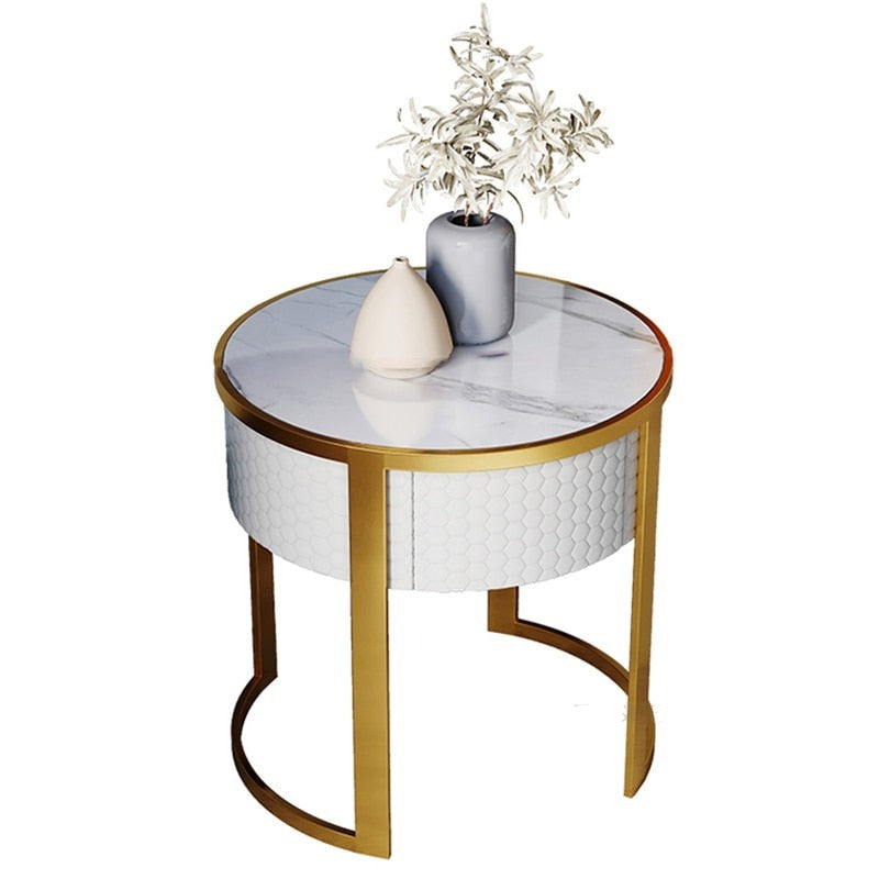 Bedside Cabinet Bedroom Bedside Nachttisch Modern Round Nightstands