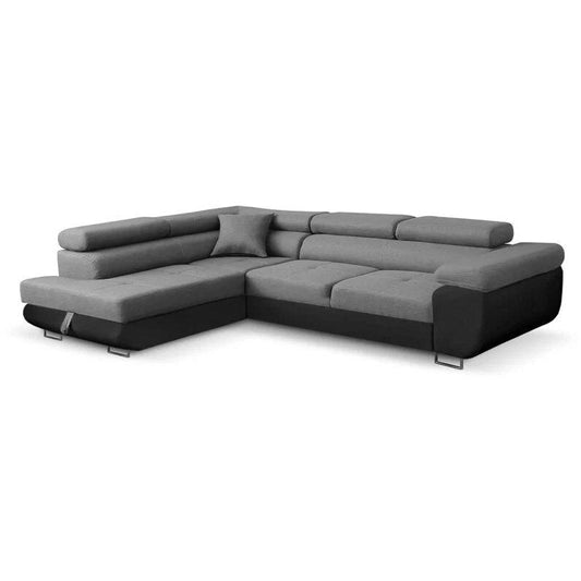 Sofa L-Shape Sectional Couch for Living Room Convertible Upholstered Storage Sofas