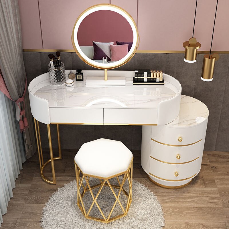 Dressing Table Sets Nordic Luxury Schminktisch Set Bedroom Vanities Storage Cabinets