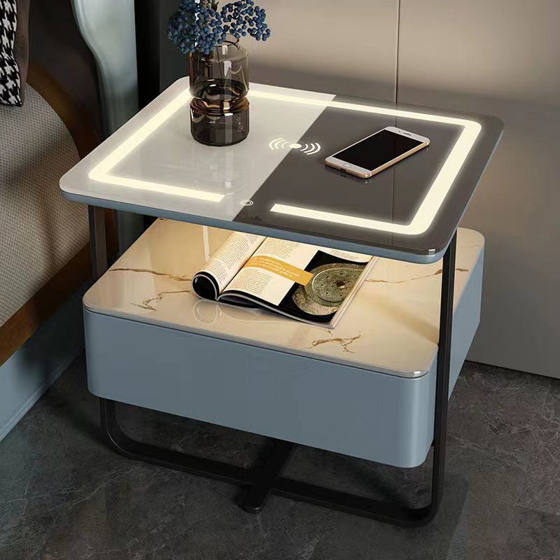 Bedside Cabinet Bedroom Bedside Nachttisch Luxury Smart Nightstands