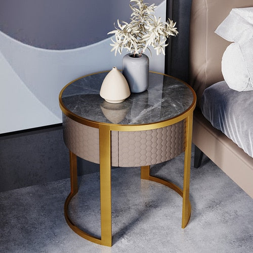 Bedside Cabinet Bedroom Bedside Nachttisch Modern Round Nightstands